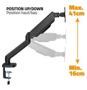 Advance ADV-ARM1M MecaMounts Single - Support articulé 1 écran