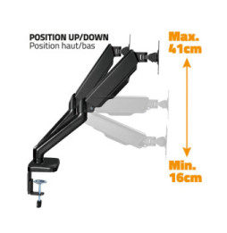 Advance ADV-ARM2M MecaMounts Dual - Support articulé 2 écrans