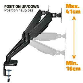 Advance ADV-ARM2M MecaMounts Dual - Support articulé 2 écrans — image 4