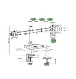 Advance XtendMounts Dual - Support 2 écrans