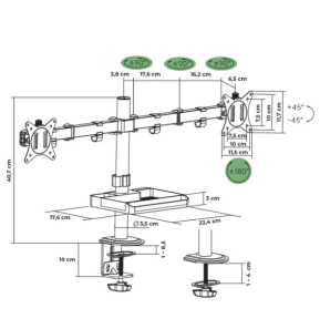 Advance XtendMounts Dual - Support 2 écrans