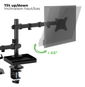 Advance XtendMounts Flex - Support 1 écran et PC Portable