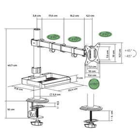 Advance XtendMounts Single - Support 1 écran — image 4