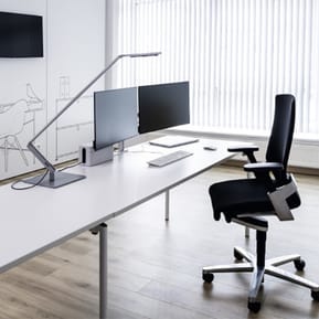 Durable Support de moniteur double avec bras pour 2 écrans — image 4