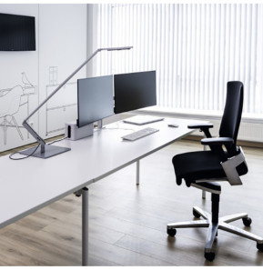 Durable Support de moniteur double avec bras pour 2 écrans