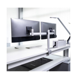 Durable Support de moniteur double avec bras pour 2 écrans