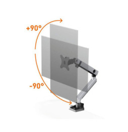 Durable Support de moniteur Select Plus pour 1 écran avec double système de fixation