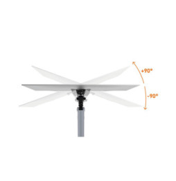 Durable Support de moniteur Select Plus pour 1 écran avec double système de fixation