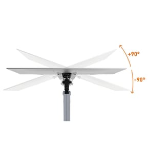 Durable Support de moniteur Select Plus pour 1 écran avec double système de fixation — image 4