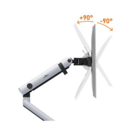 Durable Support de moniteur Select Plus pour 1 écran avec double système de fixation