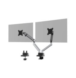 Durable Support de moniteur Select Plus pour 2 écrans avec double système de fixation