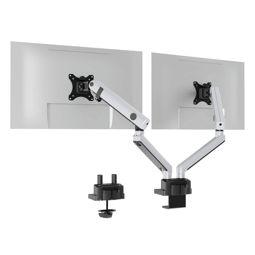Durable Support de moniteur Select Plus pour 2 écrans avec double système de fixation — image 2