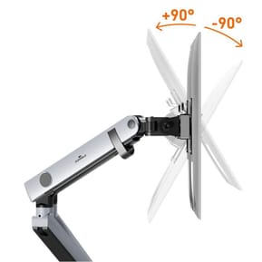 Durable Support de moniteur Select Plus pour 2 écrans avec double système de fixation — image 5