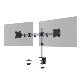 Durable Support de moniteur Select pour 2 écran avec double système de fixation