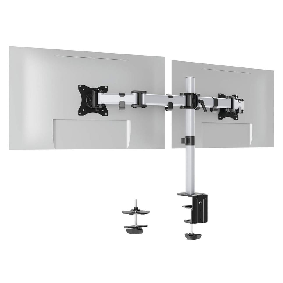 Durable Support de moniteur Select pour 2 écran avec double système de fixation — image 2
