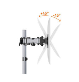 Durable Support de moniteur Select pour 2 écran avec double système de fixation