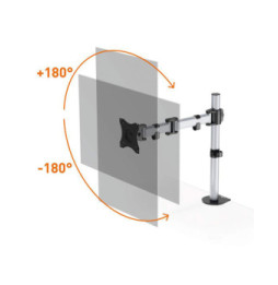 Durable Support de moniteur Select pour 1 écran avec double système de fixation