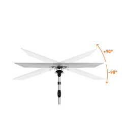 Durable Support de moniteur Select pour 1 écran avec double système de fixation