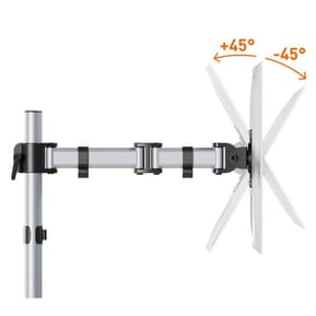 Durable Support de moniteur Select pour 1 écran avec double système de fixation — image 5