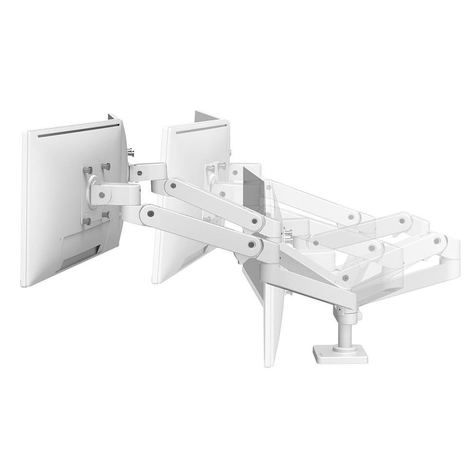 Ergotron Bras bi-écrans juxtaposables LX Pro Blanc — image 3