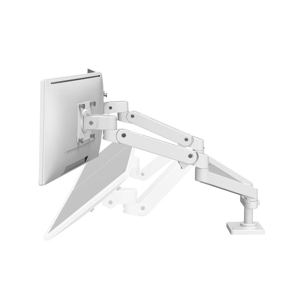 Ergotron Bras bi-écrans juxtaposables LX Pro Blanc — image 4