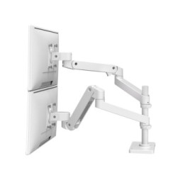 Ergotron Bras bi-écrans superposés LX Pro Blanc