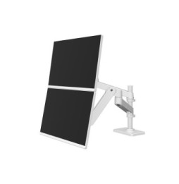 Ergotron Bras bi-écrans superposés LX Pro Blanc