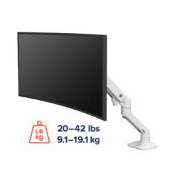 Ergotron Bras HX mono-écran Blanc