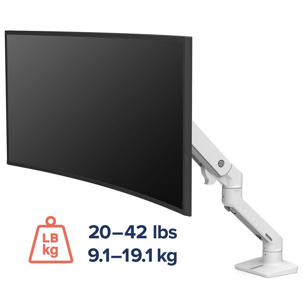 Ergotron Bras HX mono-écran Blanc — image 2