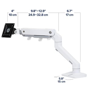 Ergotron Bras HXHD pour écran ultra-larges et incurvés - Blanc — image 2