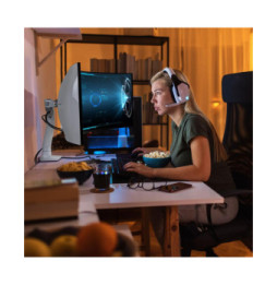 Ergotron Bras HXHD pour écran ultra-larges et incurvés - Blanc