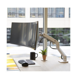 Ergotron Bras HXHD pour écran ultra-larges et incurvés - Blanc