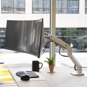 Ergotron Bras HXHD pour écran ultra-larges et incurvés - Blanc — image 5