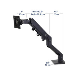 Ergotron Bras HXHD pour écran ultra-larges et incurvés - Noir