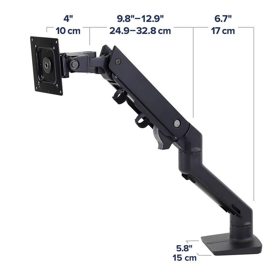 Ergotron Bras HXHD pour écran ultra-larges et incurvés - Noir — image 2