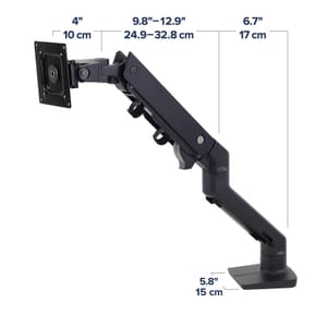 Ergotron Bras HXHD pour écran ultra-larges et incurvés - Noir — image 2