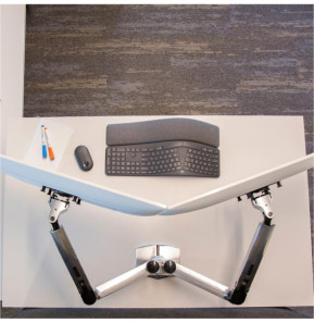 Ergotron Bras LX bi-écran juxtaposés - Aluminium