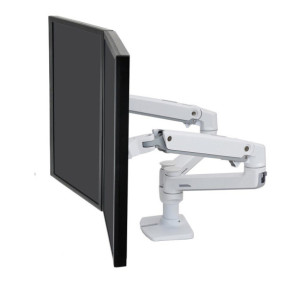 Ergotron Bras LX bi-écran juxtaposés - Blanc