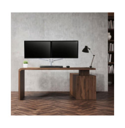 Ergotron Bras LX bi-écran juxtaposés - Blanc