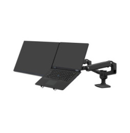 Ergotron Bras LX Bi-écrans Juxtaposés - Noir