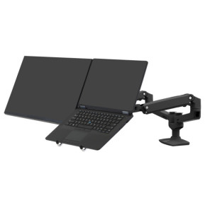 Ergotron Bras LX Bi-écrans Juxtaposés - Noir