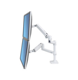 Ergotron Bras LX Double Blanc
