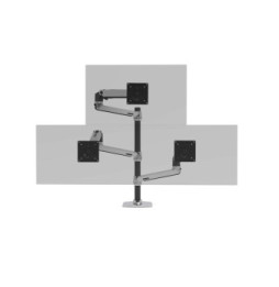 Ergotron Bras LX Double Colonne Haute Aluminium