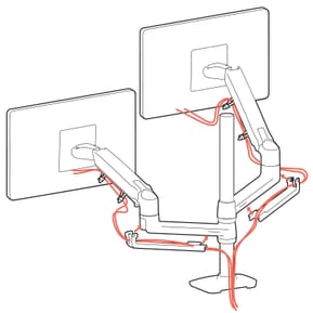 Ergotron Bras LX Double Colonne Haute Aluminium — image 4