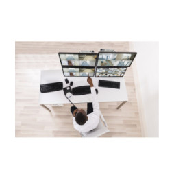 Ergotron Bras LX Double Colonne Haute Aluminium