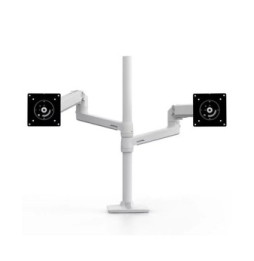 Ergotron Bras LX Double Colonne Haute Blanc