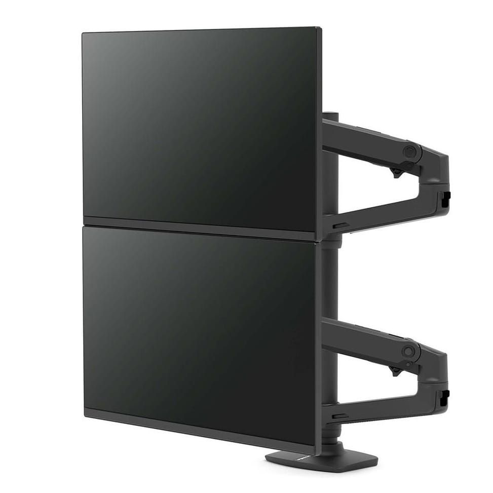 Ergotron Bras LX Double Colonne Haute Noir — image 2