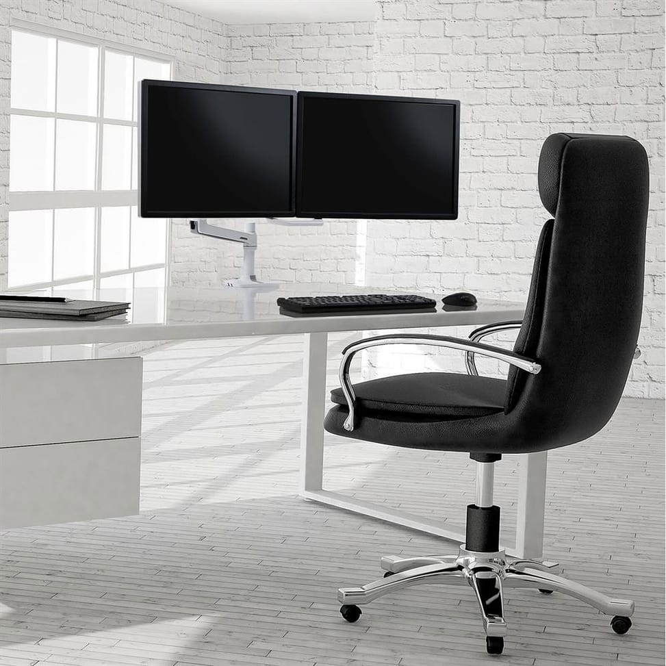 Ergotron Bras LX Dual Direct bi-écrans Blanc — image 4