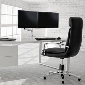 Ergotron Bras LX Dual Direct bi-écrans Blanc — image 4