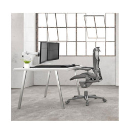 Ergotron Bras LX Dual Direct bi-écrans Blanc